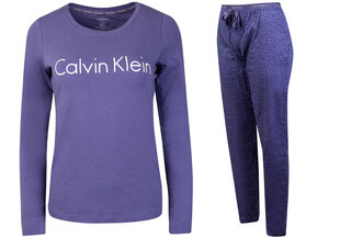 Женская пижама Calvin Klein L / S PANT SET, фиолетовая 000QS6350E W6L 39583 цена и информация | Женские пижамы, ночнушки | kaup24.ee