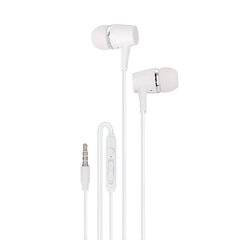 Setty wired earphones white цена и информация | Наушники | kaup24.ee