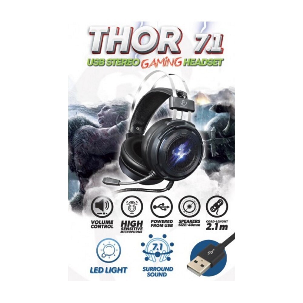 Rebeltec Thore 7.1 hind ja info | Kõrvaklapid | kaup24.ee