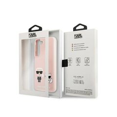 Karl Largerfeld case for Samsung Galaxy S22 Plus KLHCS22MSSKCI pink hard case Silicone Karl & Choupette Magsafe цена и информация | Чехлы для телефонов | kaup24.ee