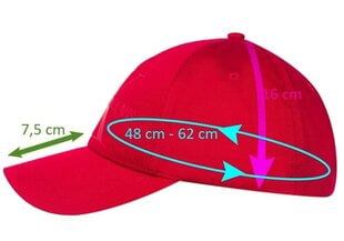 Naiste müts Calvin Klein MONOGRAM CAP TPU RED K60K607768 XAP 36874 hind ja info | Naiste mütsid ja peapaelad | kaup24.ee