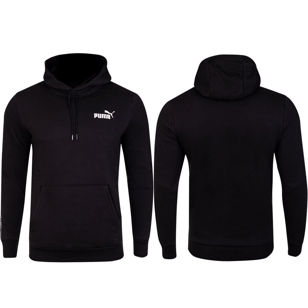 Meeste dressipluus Puma POWER HOODIE, must 589411 01 40999 hind ja info | Meeste pusad | kaup24.ee