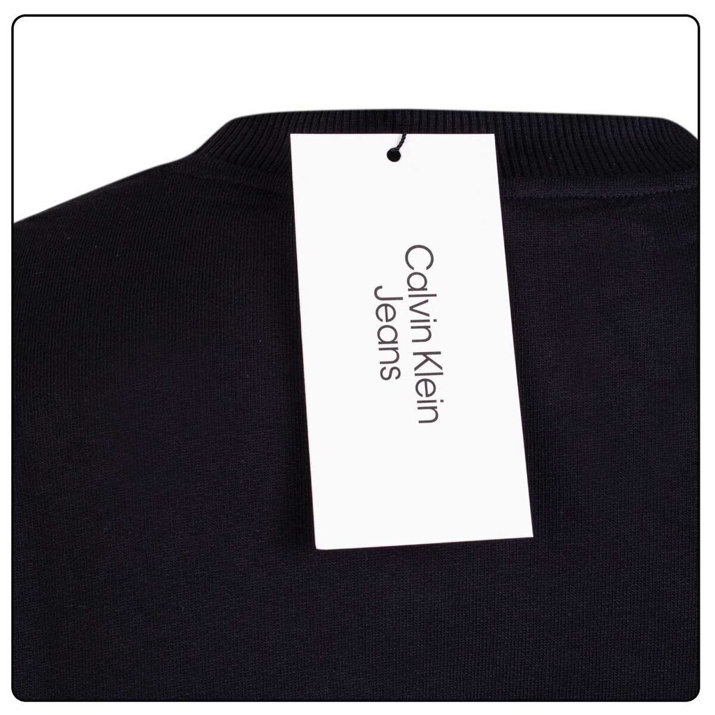 Meeste dressipluus Calvin Klein CORE MONOGRAM CREWNE, must J30J320933 BEH 42019 hind ja info | Meeste pusad | kaup24.ee