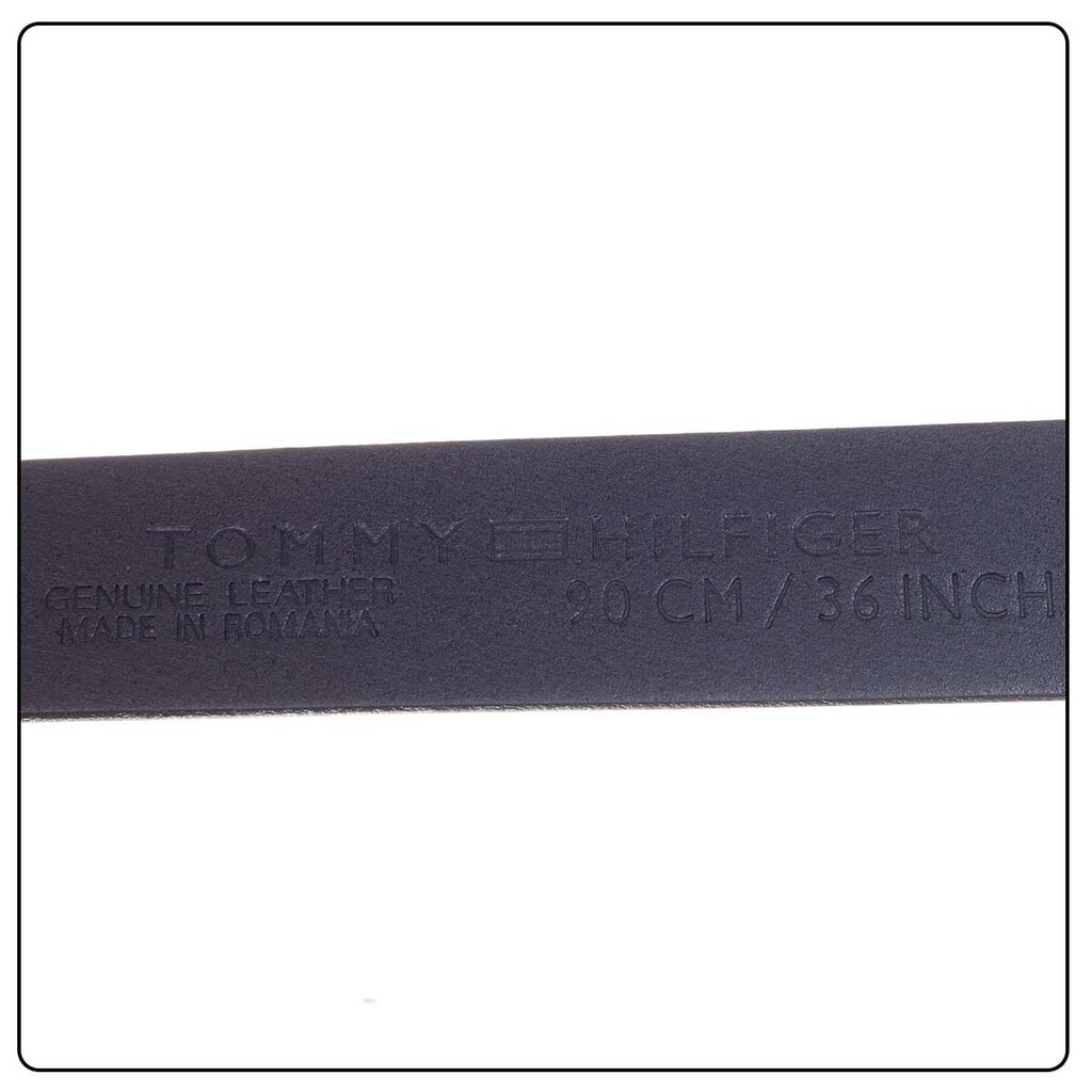 Meeste püksirihm Tommy Hilfiger NEW ALY BELT, must AM0AM08363 090 41613 hind ja info | Meeste vööd | kaup24.ee