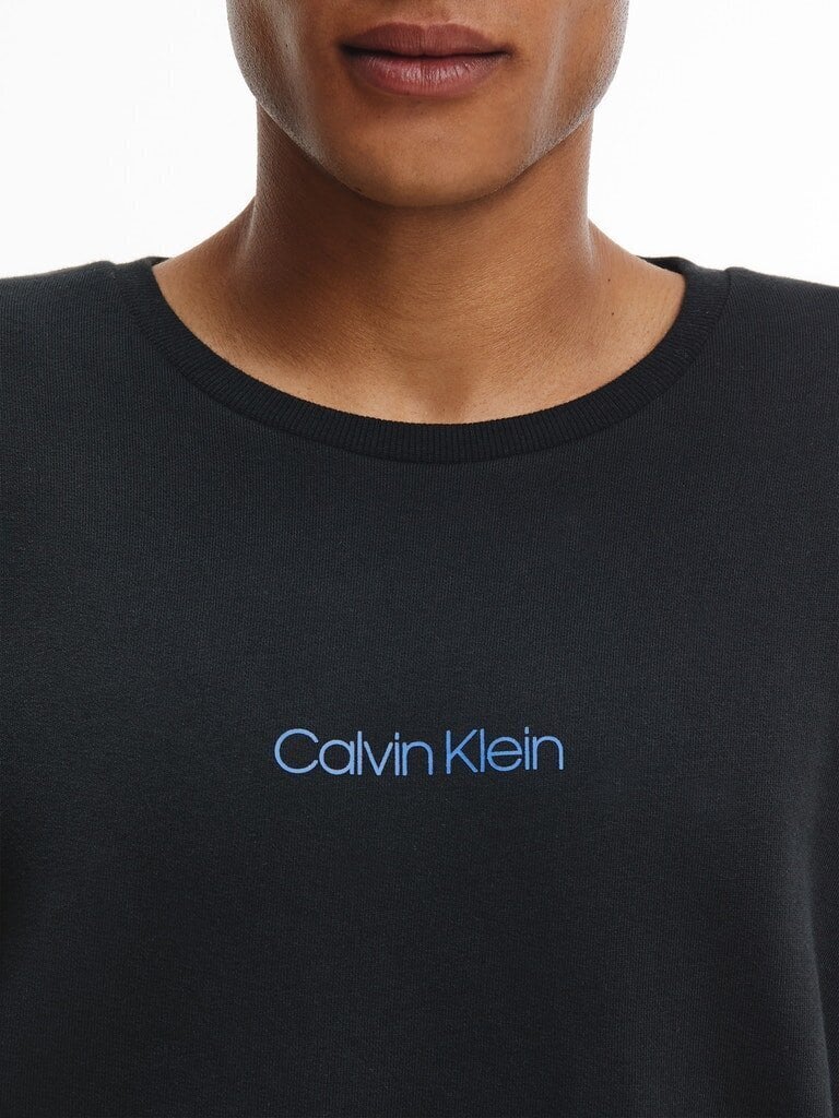 Meeste dressipluus Calvin Klein L / S SWEATSHIRT, must NM2165E UB1 40916 цена и информация | Meeste pusad | kaup24.ee