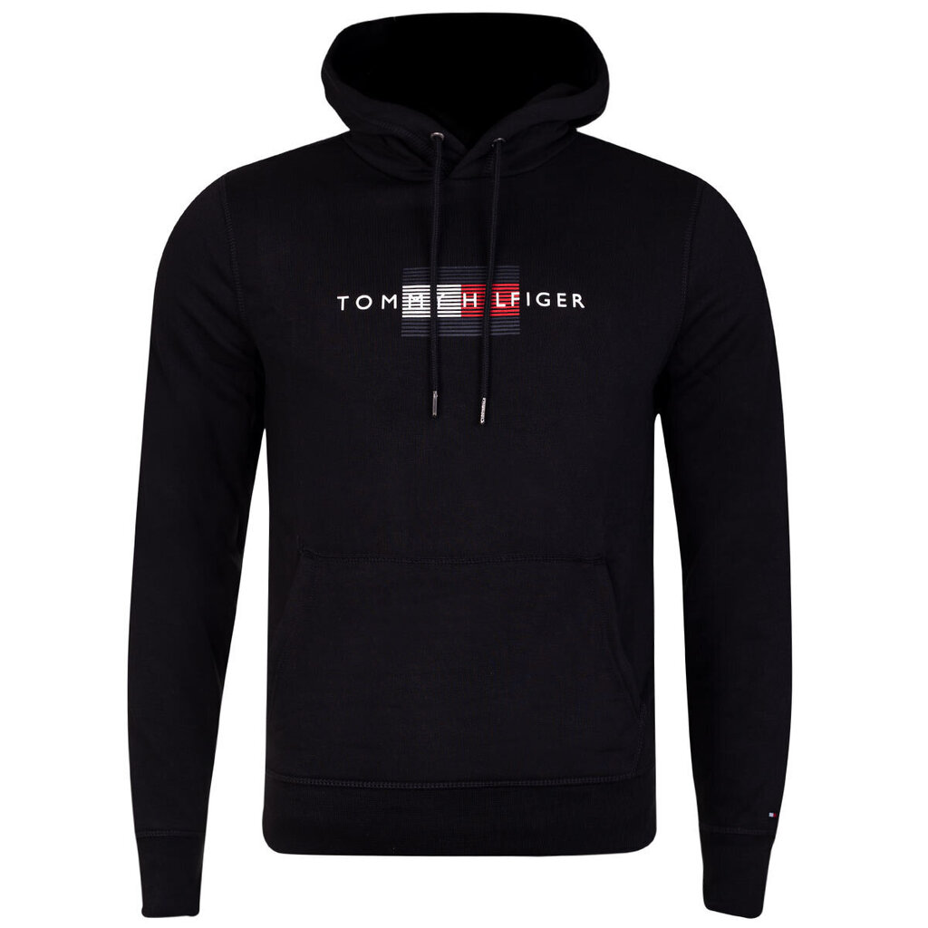 Meeste dressipluus Tommy Hilfiger HOODY, must MW0MW20952 BDS 41089 цена и информация | Meeste pusad | kaup24.ee