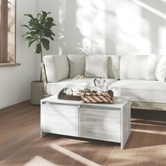 vidaXL kohvilaud, hall Sonoma tamm, 90 x 50 x 41,5 cm, puitlaastplaat цена и информация | Журнальные столики | kaup24.ee