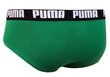 Meeste aluspüksid Puma, 2 paari, must/roheline 889 100 18 41271 hind ja info | Meeste aluspesu | kaup24.ee