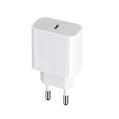 Maxlife MXTC-05 PD charger 1x USB-C 20W white цена и информация | Зарядные устройства для телефонов | kaup24.ee