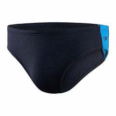 Ujumispüksid, meeste Speedo Boom Logo Splice Brief M Tumesinine S6441569 цена и информация | Плавки, плавательные шорты | kaup24.ee