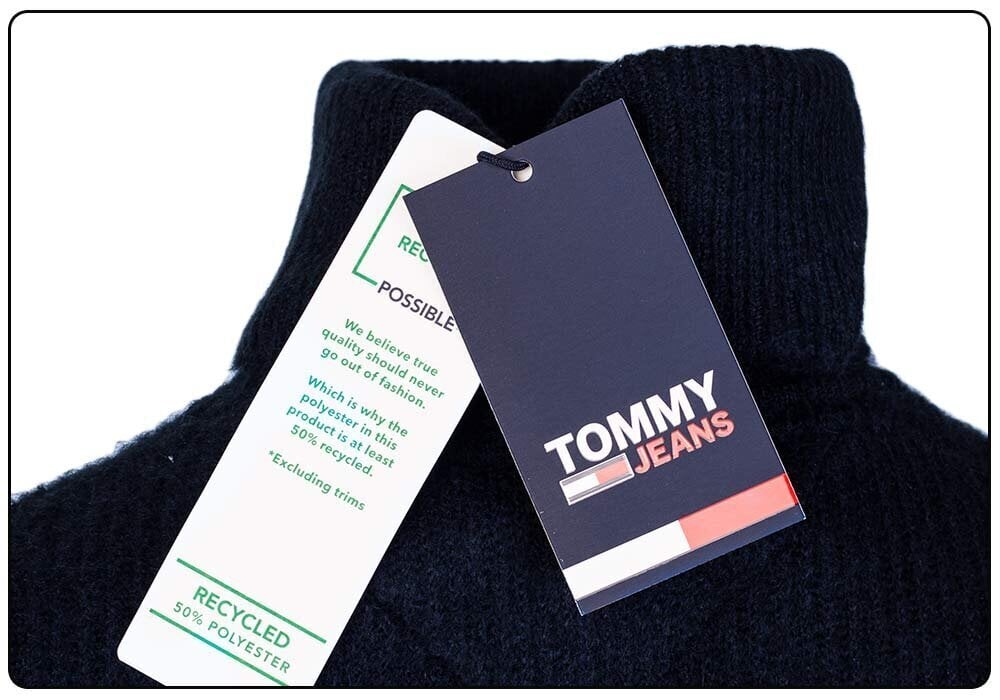Naiste džemper Tommy Hilfiger TJW TINY TOMMY 2 RIB TJW, tumesinine DW0DW10994 C87 39501 hind ja info | Naiste kampsunid | kaup24.ee