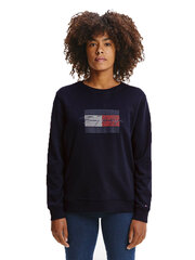 Женская толстовка Tommy Hilfiger REGULAR FLAG C-NK, темно-синяя WW0WW31735 DW5 38980 цена и информация | Женские кофты | kaup24.ee