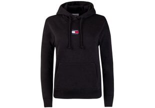 Толстовка женская Tommy Hilfiger TJW TOMMY CENTER BADGE HOODIE, черная DW0DW10403 BDS 39068 цена и информация | Женские кофты | kaup24.ee