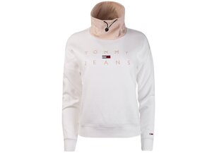 Женская толстовка Tommy Hilfiger TJW BXY TONAL LOGO 3, белая DW0DW11191 ABI 39096 цена и информация | Женские кофты | kaup24.ee