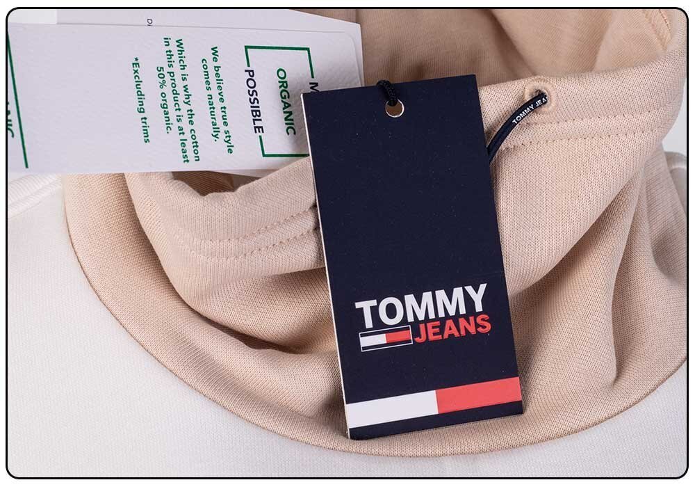 Naiste dressipluus Tommy Hilfiger TJW BXY TONAL LOGO 3, valge DW0DW11191 ABI 39096 цена и информация | Naiste kampsunid | kaup24.ee