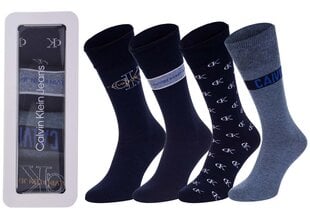Мужские носки Calvin Klein, 4 пары, темно-синие 100004808 002 39726 цена и информация | Мужские носки | kaup24.ee