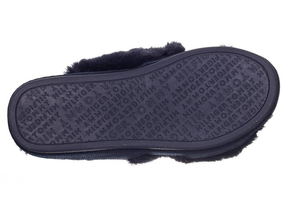 Tommy Hilfiger naiste sussid OMMY FURRY HOME SLIPPER, tumesinine FW0FW06314 0GY 40402 hind ja info | Naiste plätud ja sussid | kaup24.ee