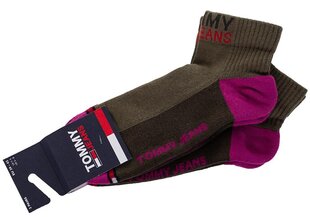 Мужские носки Tommy Hilfiger, 2 пары, оливковые/фиолетовые 100000399 013 39914 цена и информация | Мужские носки | kaup24.ee