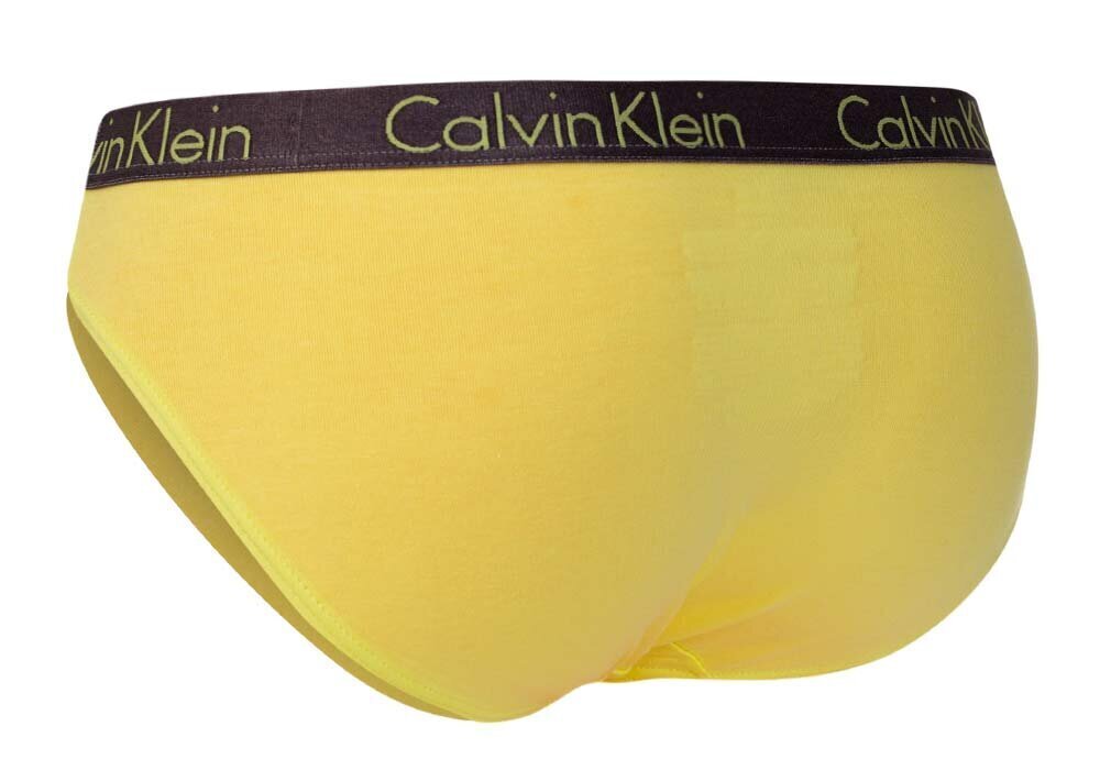 Naiste aluspüksid - bikiinid Calvin Klein, kollane 000QD3540E ZIQ 39434 hind ja info | Naiste aluspüksid | kaup24.ee