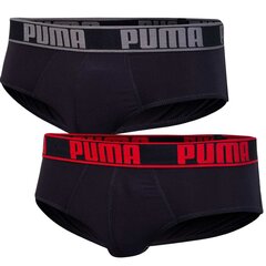 Meeste bokserid Puma ACTIVE BRIEF 2 paari, must 906954 01 41571 hind ja info | Meeste aluspesu | kaup24.ee