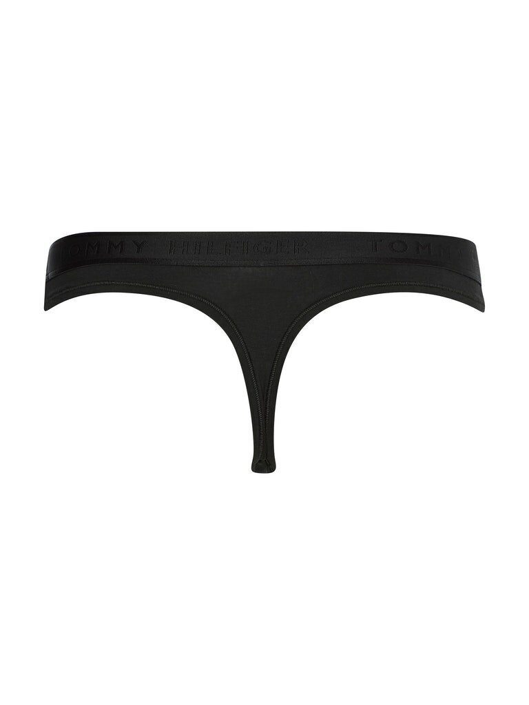 Naiste stringid TOMMY HILFIGER THONG, must UW0UW03154 BDS 40904 цена и информация | Naiste aluspüksid | kaup24.ee