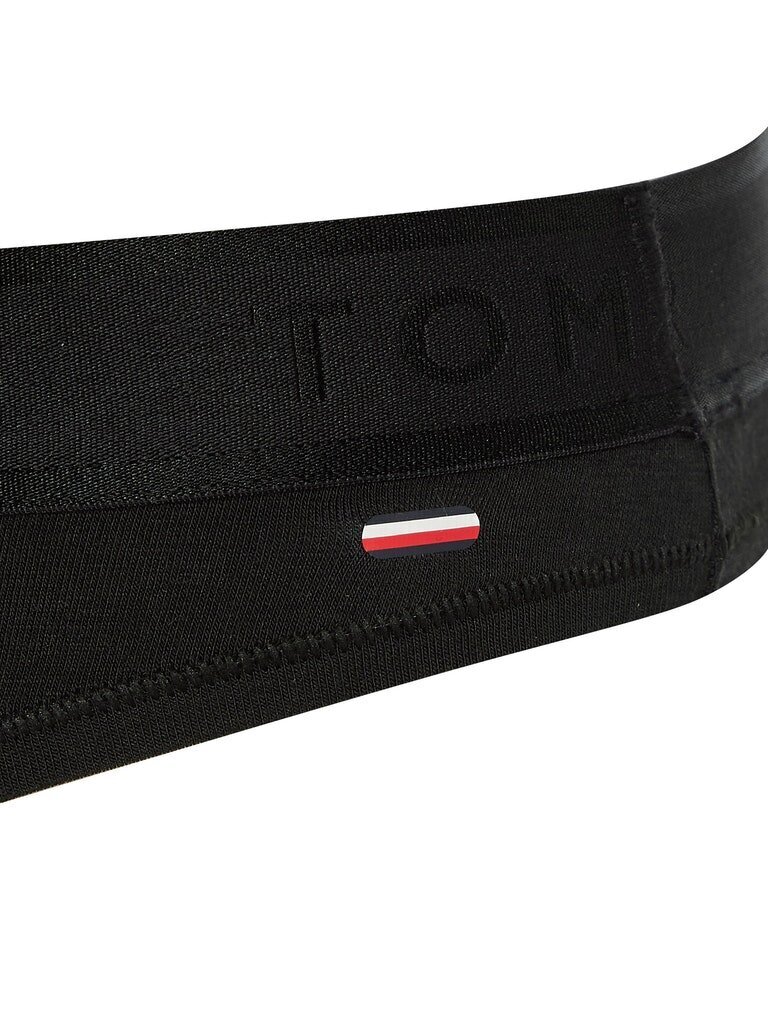 Naiste stringid TOMMY HILFIGER THONG, must UW0UW03154 BDS 40904 цена и информация | Naiste aluspüksid | kaup24.ee