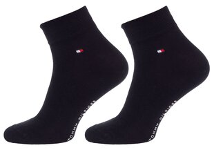 Мужские носки TOMMY HILFIGER 2 пары, белые/черные 40961 цена и информация | Мужские носки | kaup24.ee