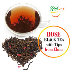 Eksklusiivne Hiina roosi must tee koos pungadega, Rose Black tea with tips, 100 g цена и информация | Чай | kaup24.ee