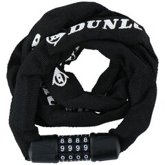 Jalgrattalukk koodiga Dunlop, 120 cm, must hind ja info | Dunlop Jalgratta tarvikud ja lisaseadmed | kaup24.ee