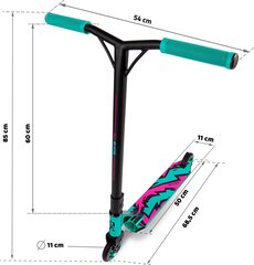 Трюковый самокат Soke XTR, голубой цена и информация | Самокаты | kaup24.ee