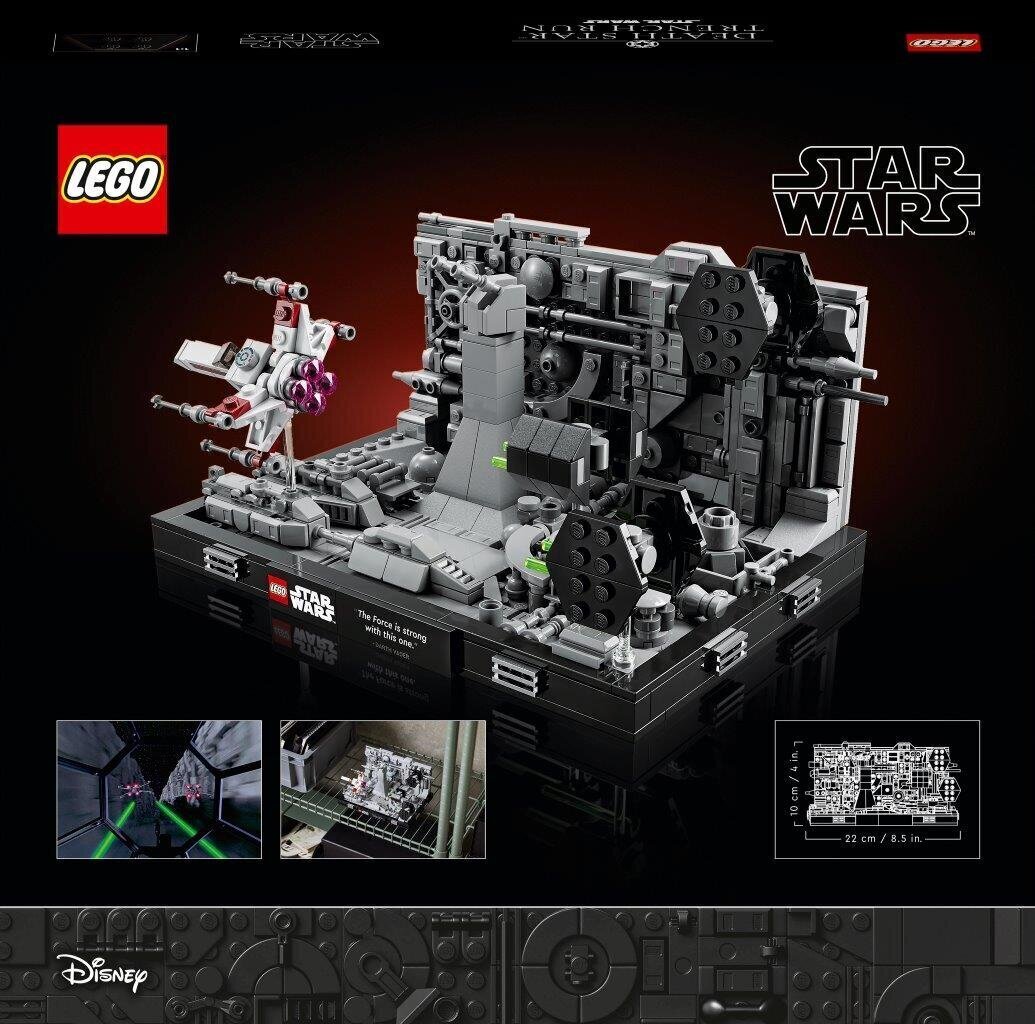 75329 LEGO® Star Wars Atakos Death Star kanjonuose diorama цена и информация | Klotsid ja konstruktorid | kaup24.ee