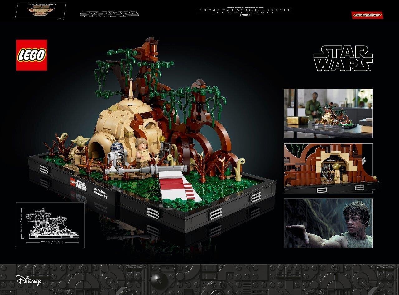 75330 LEGO® Star Wars Dagobah Jedi treeningu dioraama hind ja info | Klotsid ja konstruktorid | kaup24.ee