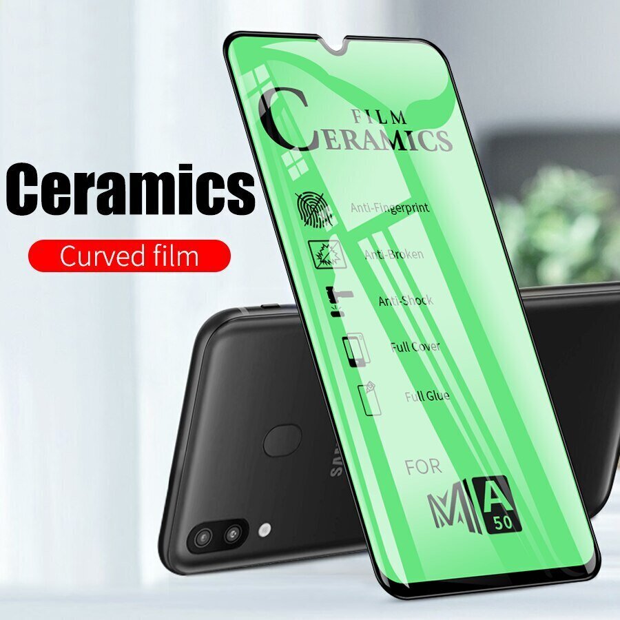 Kaitsekile Samsung Galaxy A50 Full Ceramics, sobib veel A50s, A30, A30s, M30, M30s hind ja info | Ekraani kaitsekiled | kaup24.ee