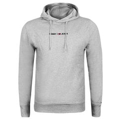 Мужская толстовка Tommy Hilfiger TJM STRAIGHT HOODIE, серая DM0DM11632 P01 41649 цена и информация | свитер e193 - черный | kaup24.ee