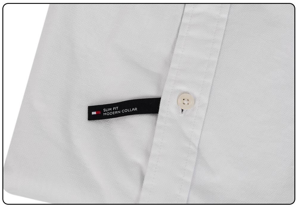 Ülikonnasärk Tommy Hilfiger SLIM FLEX DOBBY SHIRT WHITE MW0MW17640 YBR 26577 hind ja info | Meeste särgid ja triiksärgid | kaup24.ee