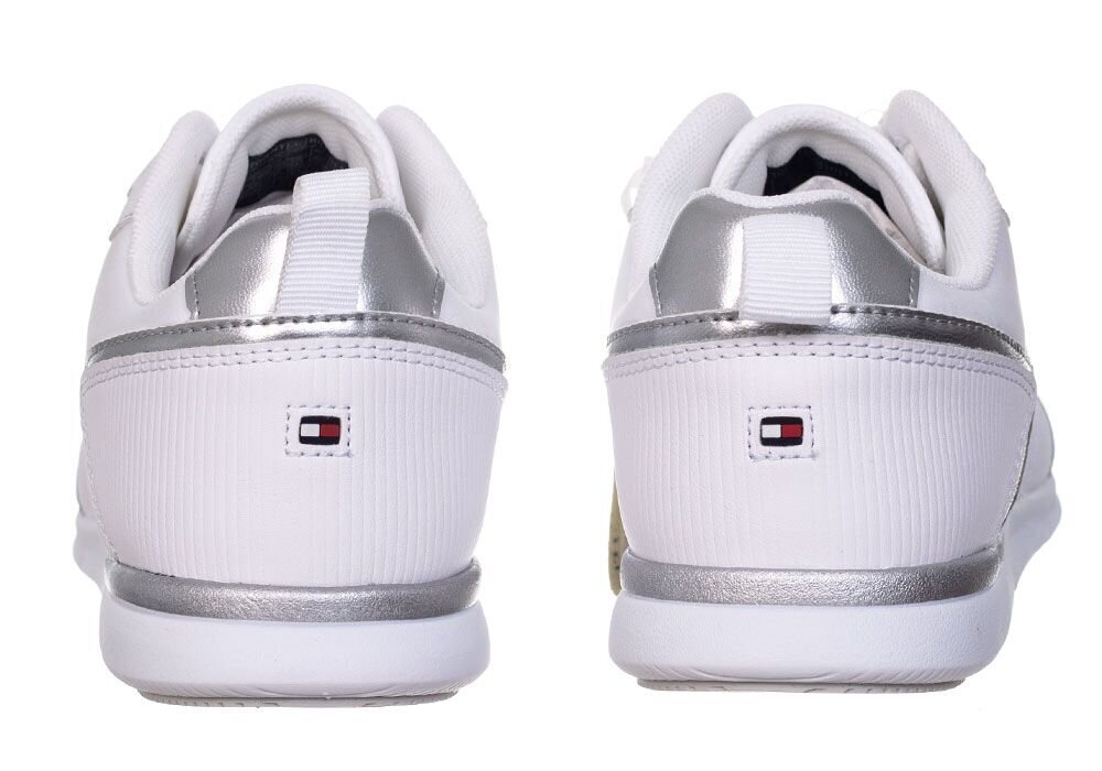 Naiste jalatsid Tommy Hilfiger METALLIC LIGHTWEIGHT SNEAKER WHITE FW0FW05693 YBR 26884 hind ja info | Naiste spordi- ja vabaajajalatsid | kaup24.ee