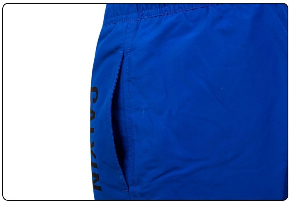 Meeste lühikesed püksid Calvin Klein MEDIUM DRAWSTRING BLUE KM0KM00570 C5D 26599 hind ja info | Meeste lühikesed püksid | kaup24.ee