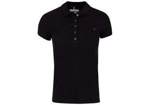 Женская рубашка-поло Tommy Hilfiger HERITAGE SHORT SLEEVE SLIM POLO BLACK 1M57636661 017 27143 цена и информация | Футболка женская | kaup24.ee