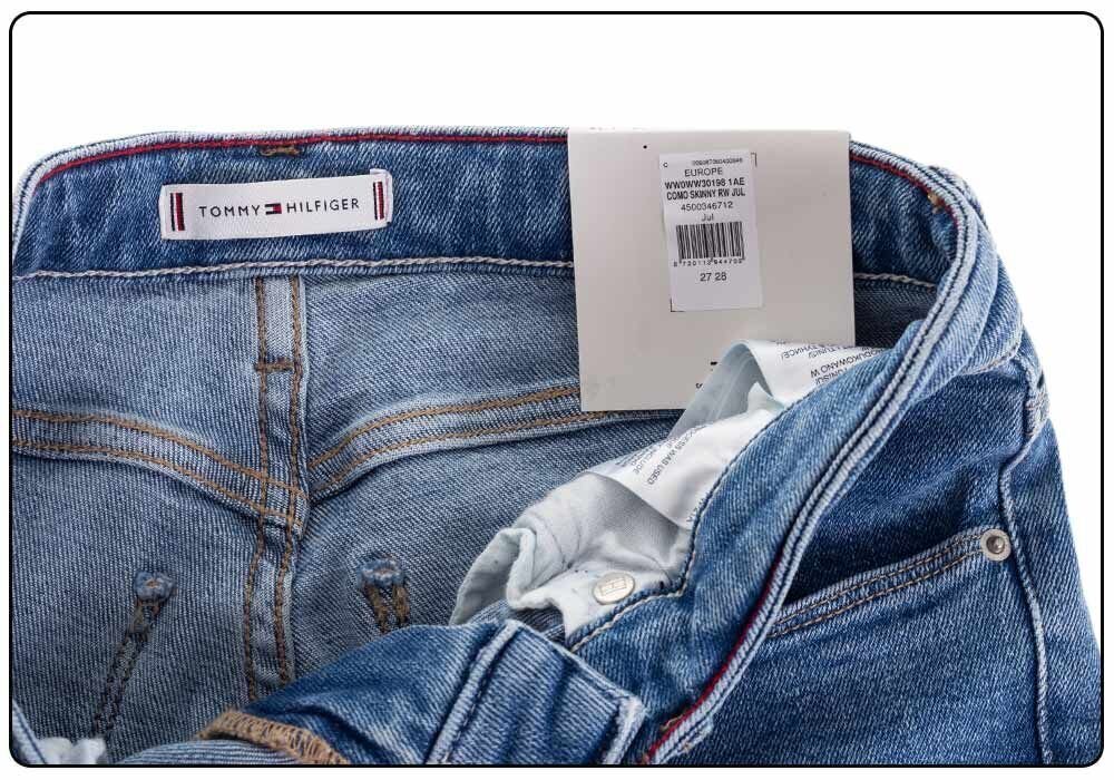 Naiste teksapüksid Tommy Hilfiger COMO SKINNY RW JUL BLUE WW0WW30198 1AE 26418 цена и информация | Naiste püksid | kaup24.ee