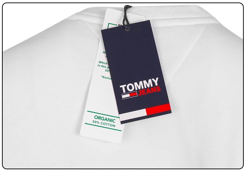 Naiste dressipluus Tommy Hilfiger TJW REGULAR FLEECE C NECK WHITE DW0DW09227 YBR 27283 цена и информация | Naiste kampsunid | kaup24.ee