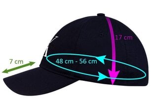 Naiste müts Calvin Klein MONOGRAM CAP NAVY K60K606624 CFE 36505 hind ja info | Naiste mütsid ja peapaelad | kaup24.ee