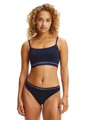 Naiste aluspüksid Tommy Hilfiger THONG MW THONG, tumesinine UW0UW02484 DW5 39394 цена и информация | Трусики | kaup24.ee