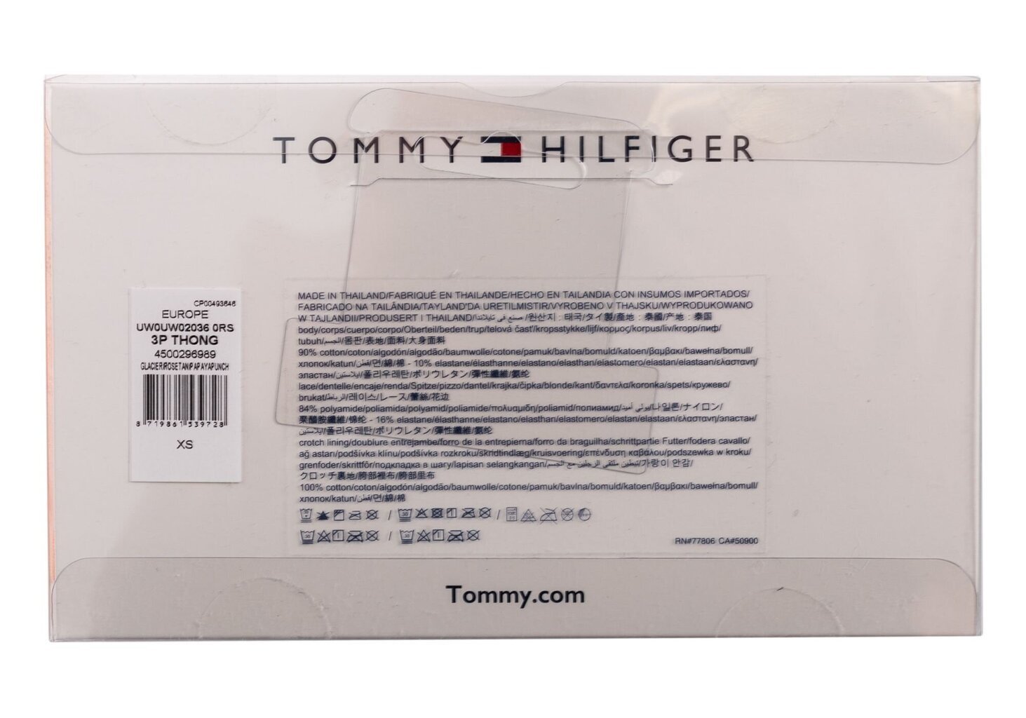 Tommy Hilfiger naiste stringid, 3 paari, THONG UW0UW02036 0RS 39868 hind ja info | Naiste aluspüksid | kaup24.ee