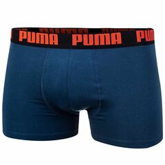 Мужские трусы Puma  BASIC BOXER 2 пары, синие/серые 906823 44 41551 цена и информация | Мужские трусы | kaup24.ee