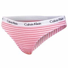 Calvin Klein bikiinipüksid, 3 paari, roosa/must/hall 000QD3588E W5A 42116 hind ja info | Naiste aluspüksid | kaup24.ee