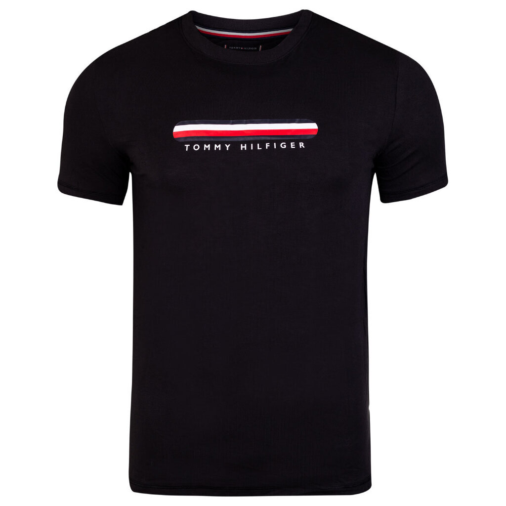 Tommy Hilfiger meeste T-särk T-SHIRT CN SS TEE, must UM0UM02348 BDS 42070 hind ja info | Meeste T-särgid | kaup24.ee