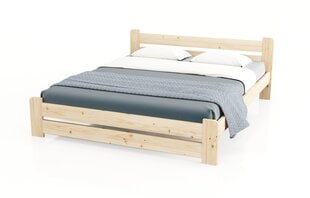 Voodi madratsiga LEISURE KS1 120x200 Looduslikud värvid hind ja info | Voodid | kaup24.ee