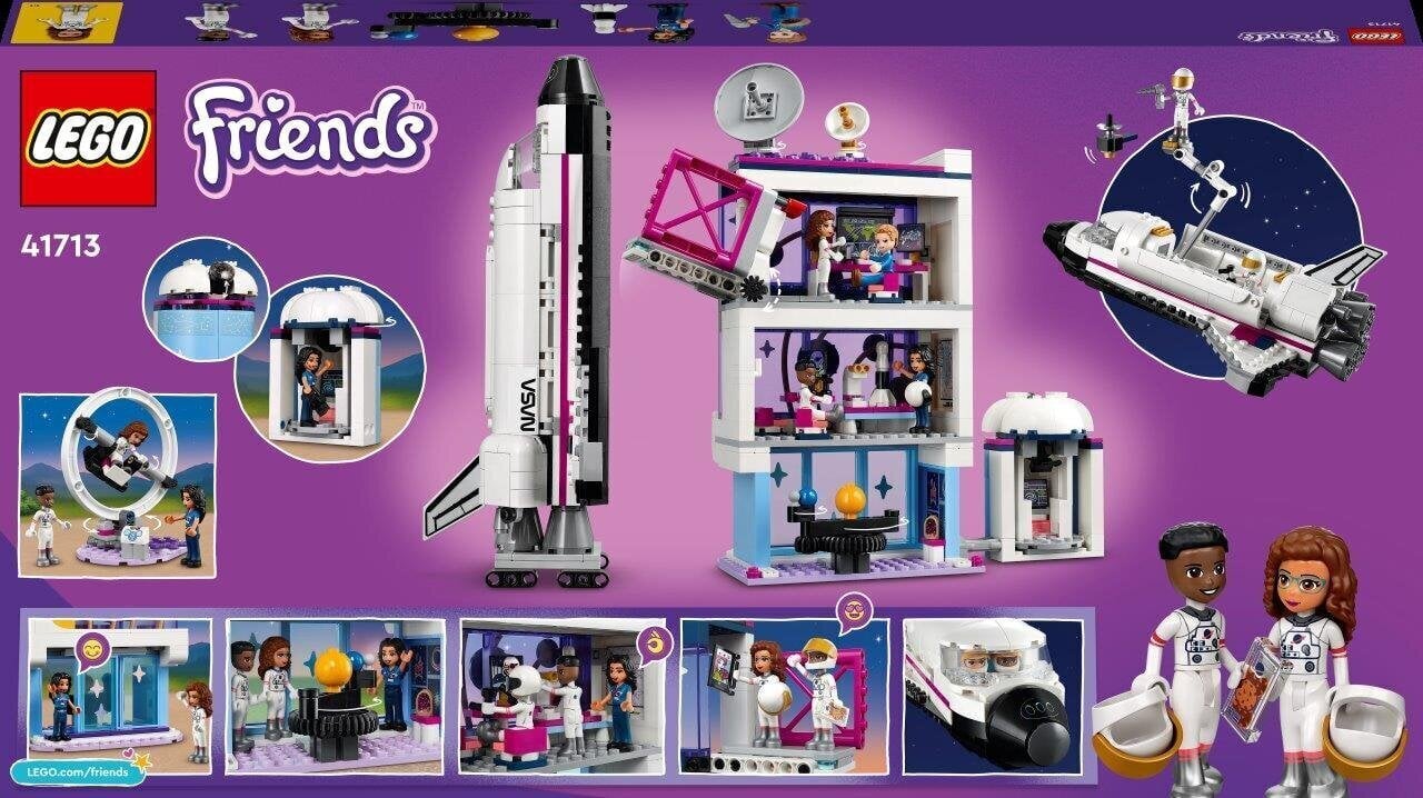 41713 LEGO® Friends Olivia kosmoseakadeemia цена и информация | Klotsid ja konstruktorid | kaup24.ee