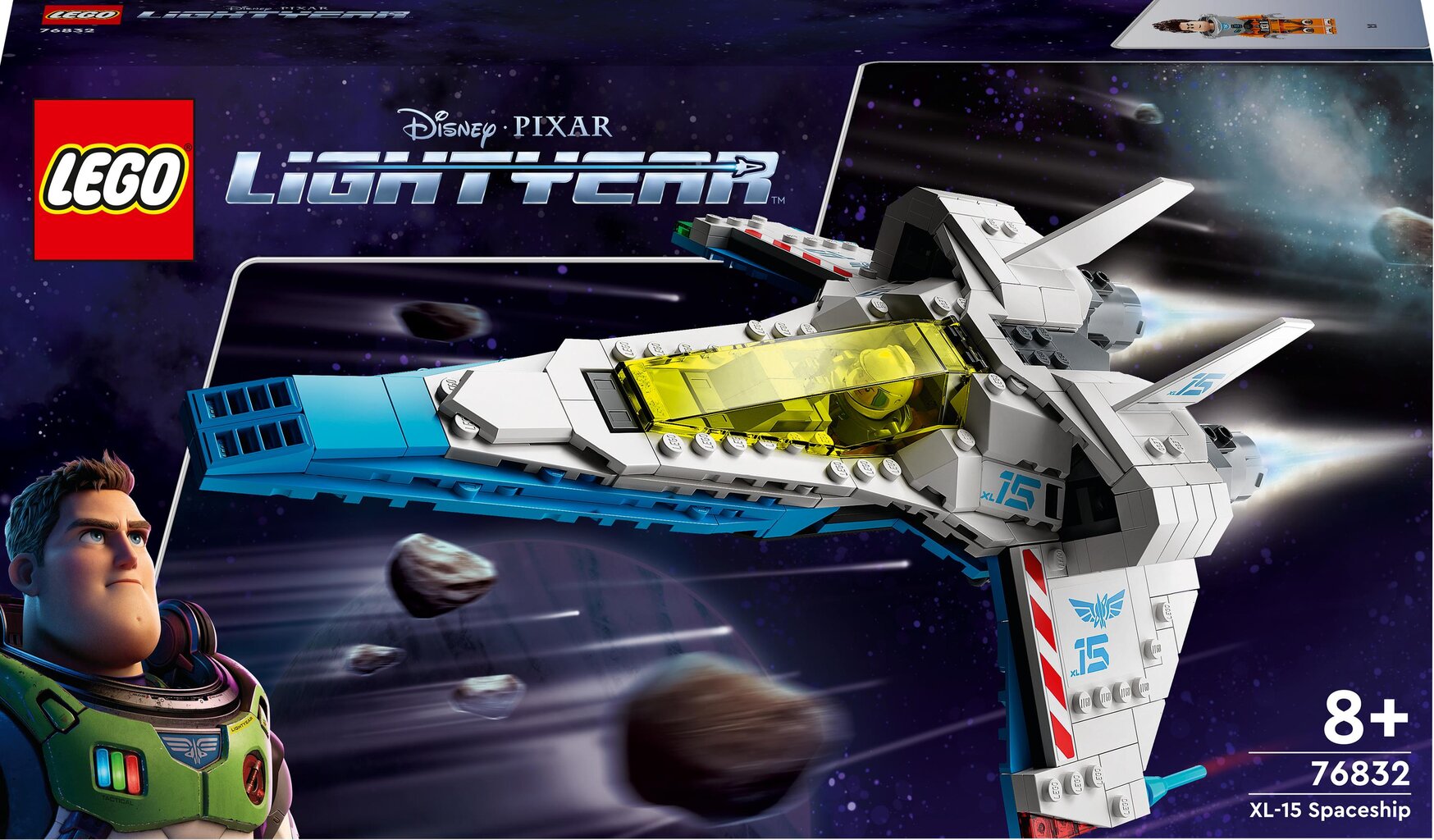 76832 LEGO® Disney ja Pixari kosmoselaev Lightyear XL-15 hind ja info | Klotsid ja konstruktorid | kaup24.ee