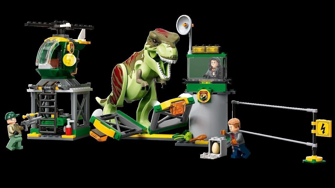 76944 LEGO® Jurassic World Dinosaurus türannosauruse põgenemine цена и информация | Klotsid ja konstruktorid | kaup24.ee